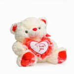 Valentine’s Teddy Bear I Love You Heart (cream) 14inches