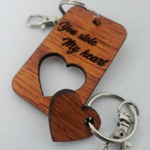 Stolen Heart Wooden Keyholder