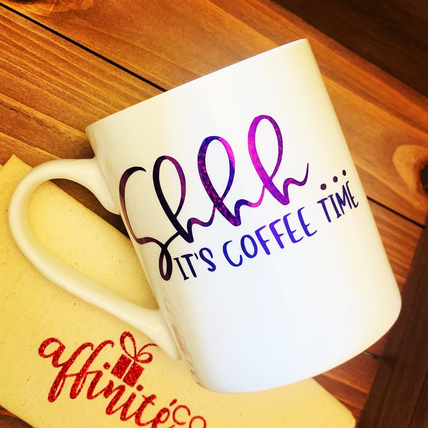 It's Coffee Time - 14 Oz White Ceramic Mug