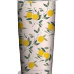 "Sunny Citrus" Double Walled Stainless Steel Travel Tumbler