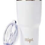 "White" Double Walled Stainless Steel Travel Tumbler - 30 Ounces