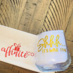 It's Wine Time - Stemless Wine Glass