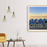 Del Cuore Designs 24" x 36" Framed Giclee Canvas Print