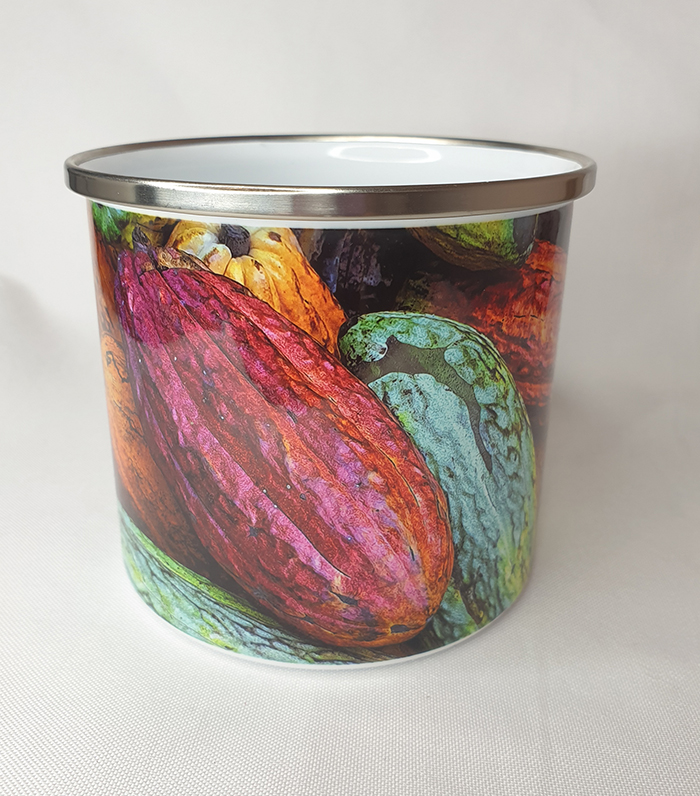 Del Cuore Designs Trinidad & Tobago 17oz Enamel Cup