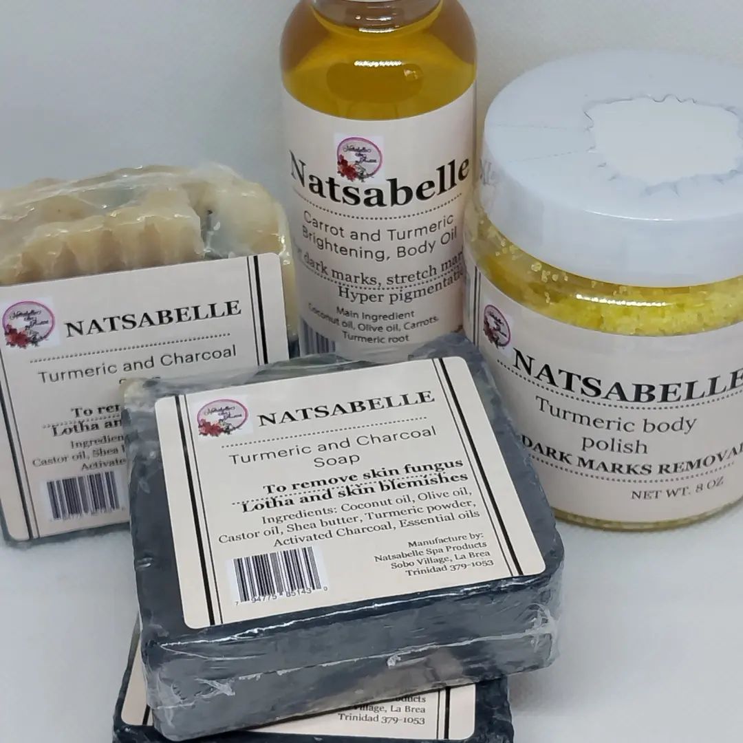 Turmeric and Charcoal skin Fungus remaol kit