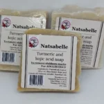 Turmeric and kojic soaps