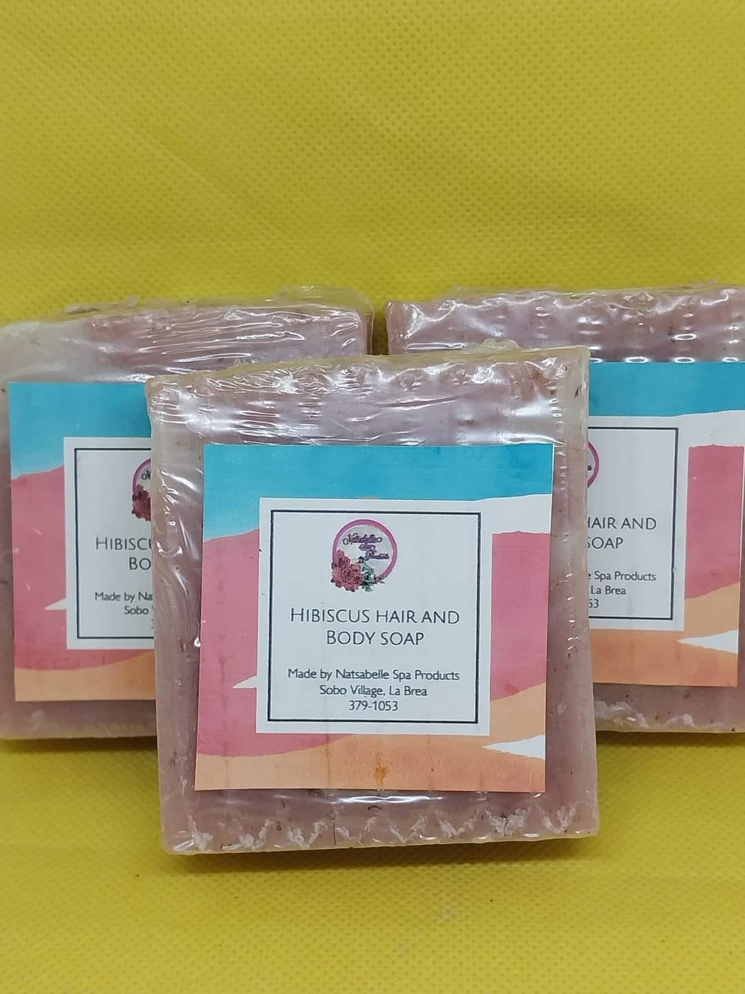 Hibiscus shampoo bar