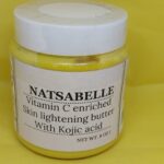 Vitamin C and Kojic acid skin lightening body butter