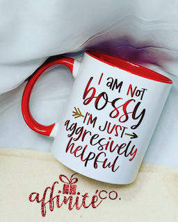 14 Oz Ceramic Mug - I'm Not Bossy