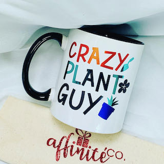 14 Oz Ceramic Mug - Crazy Plant Guy