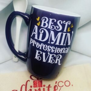 0- 0Ceramic Spooner Mug - Best Admin Professional Ever