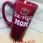 18 Oz Stoneware Mug - Tea-Riffic Mom