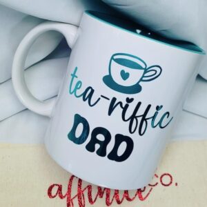 01-24 Oz Ceramic Mug - Tea-Riffic Dad