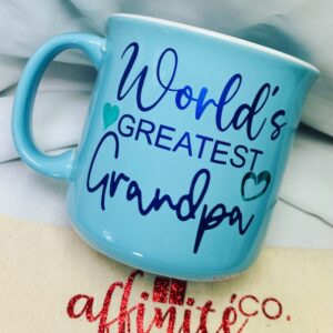 01-024Oz Stoneware Mug - World's Greatest Grandpa