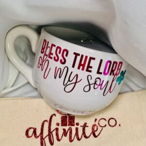 015 Oz White Ceramic Mug - Bless The Lord