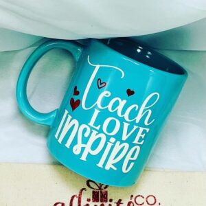 14 Oz Ceramic Mug - Teach Love Inspire