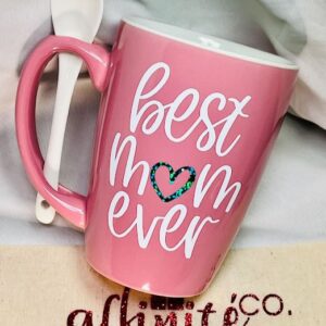 10 Ceramic Spooner Mug - Best Mom Ever