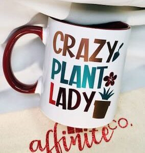 014 Oz Ceramic Mug - Crazy Plant Lady