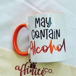 14 Oz Ceramic Mug - May Contain Alcohol