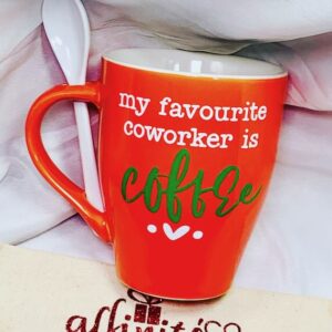 0-010 Oz Spooner Mug - My Favourite Coworker is Coffee