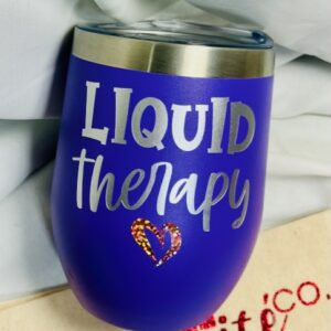 0Double Wall Stainless Steel Tumbler - Liquid Therapy
