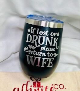 0Double Wall Stainless Steel Tumbler - Return to Wife