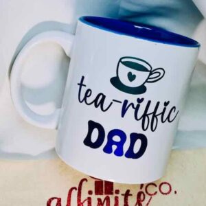0-0 24 Oz Ceramic Mug - Tea-Riffic Dad